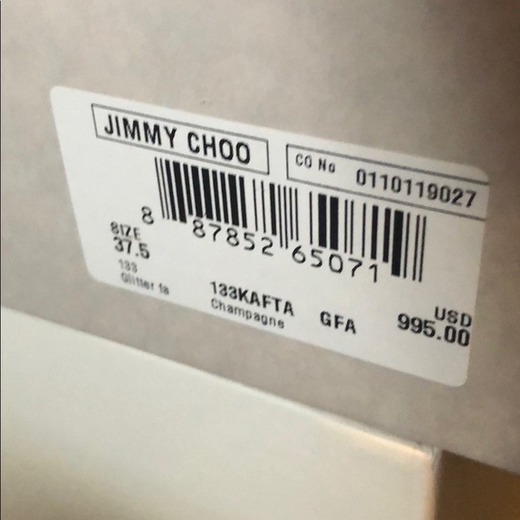 Jimmy Choo Platform Sparkle Heels - Picture 10 of 10